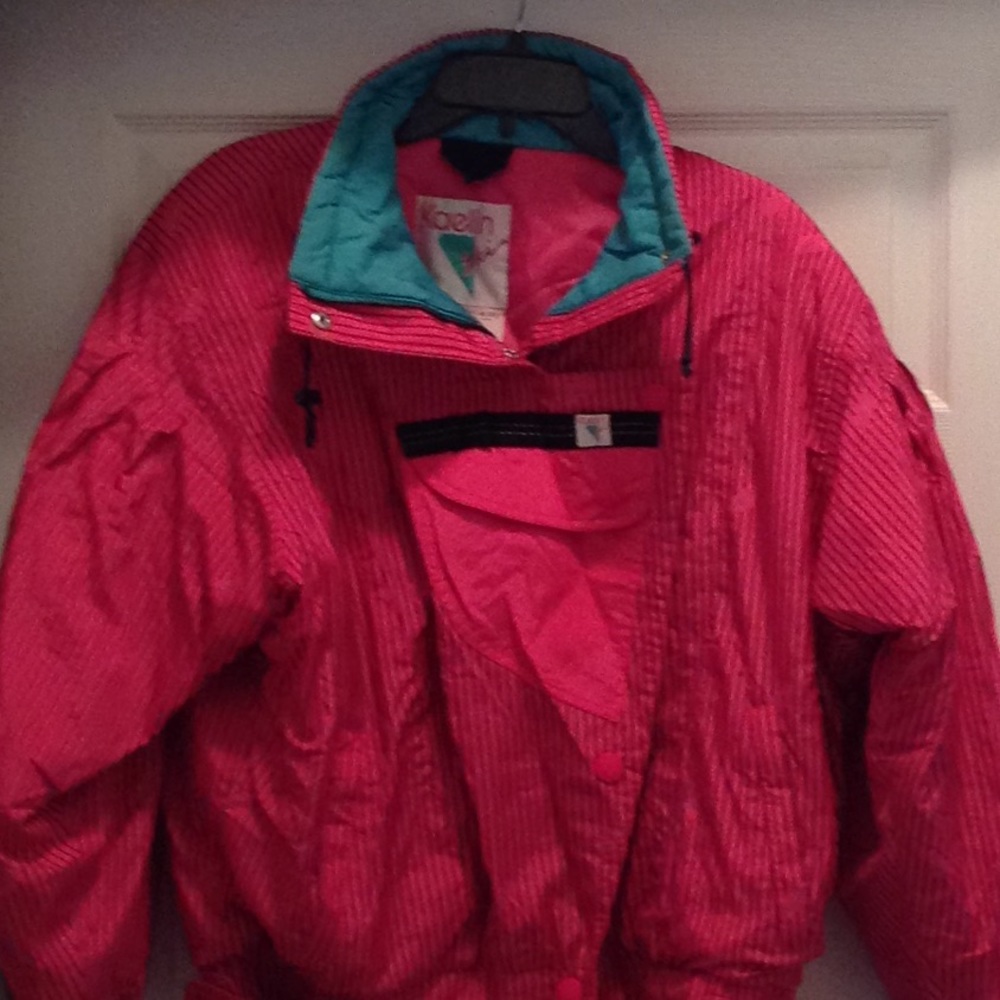 Ladies size 10 vibrant ski coat